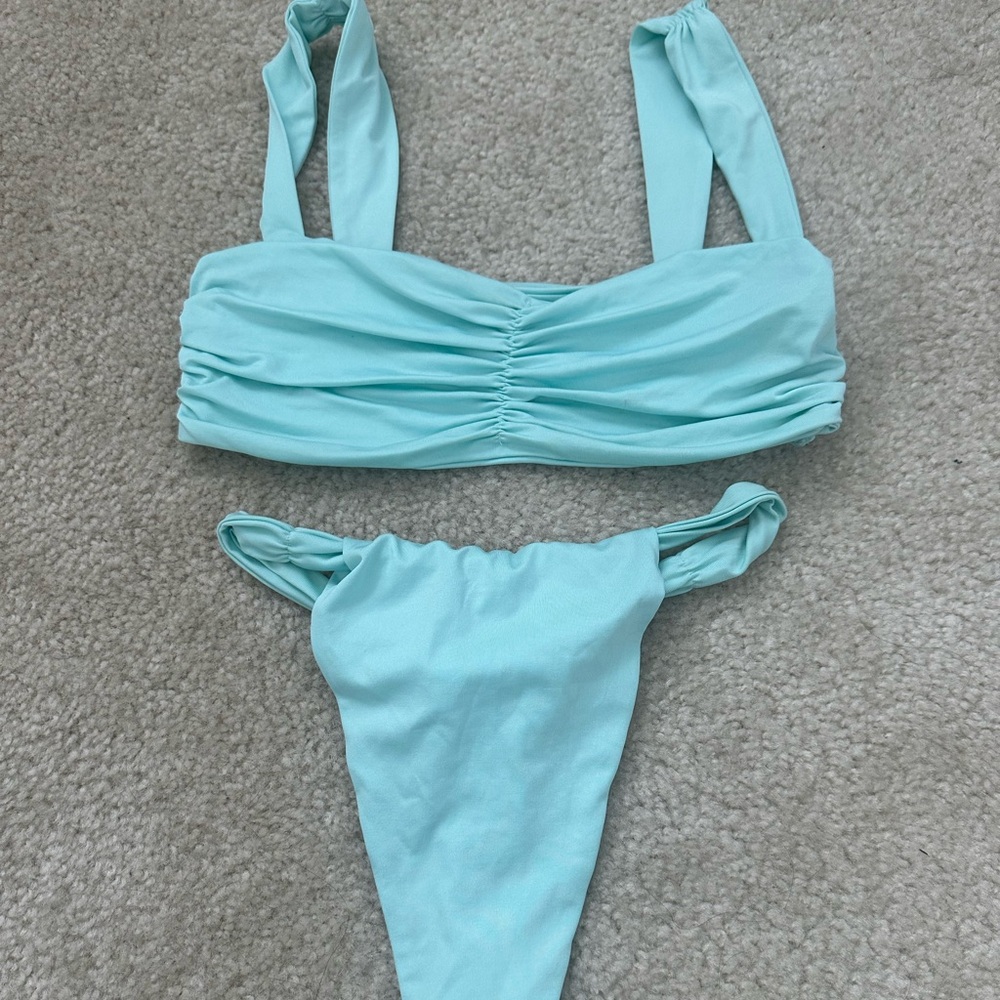 Oh Polly teal bikini